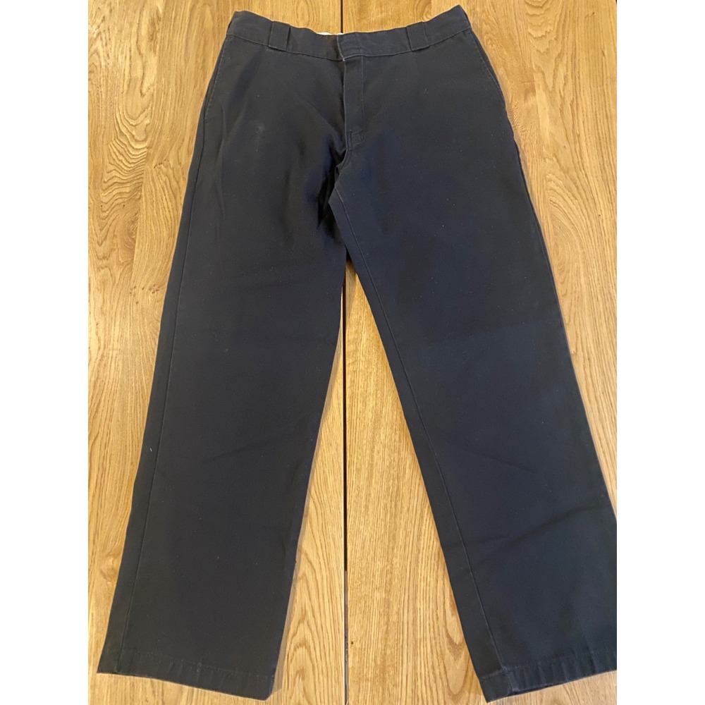 Dickies Men's Black Straight-Leg Chinos